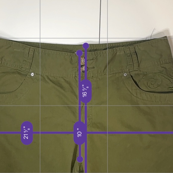 Cabela's Pants Straight Leg High Waist Forest Green Size 12 NEW! - Picture 15 of 16